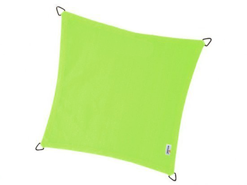 Nesling Coolfit schaduwdoek, vierkant, afmeting 5 x 5 m, lime groen, op=op