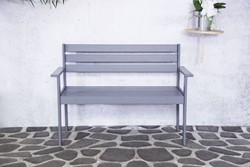 Tuinbank Semmy afm. 120 x 49 x 84 cm, FSC 100% Noord-Europees grenen - grijs