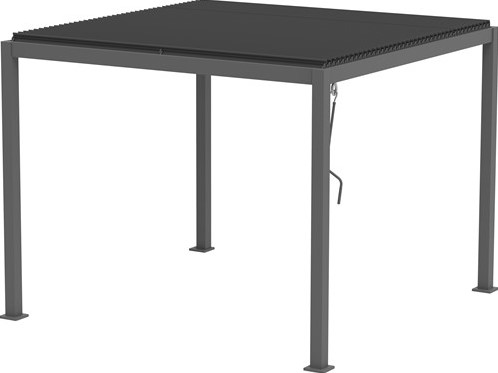 Sens-Line - Aluminium pergola Bonaire - 3 x 4 m - antraciet-2