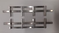 Shutter framewerk, 2 stuks  - 50 cm - rvs, rvs kleur-2