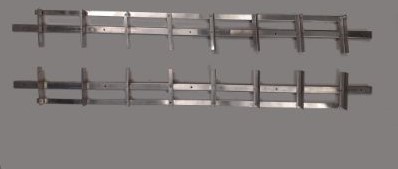 Shutter framewerk, 2 stuks  - 96 cm - rvs, rvs kleur-2