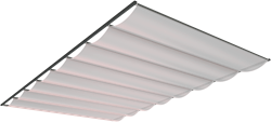Luxxout Solem harmonica zonwering, OP MAAT - TibellyXL Donkerbruin pique (T283XL) - 251 - 300 cm - t/m 100 cm