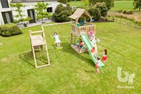 Speelhuis pagode met aanbouw