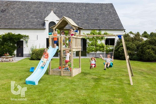 Speelhuis pagode met aanbouw