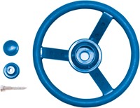 Stuurwiel, blauw kunststof