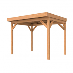 Douglas terrasoverkapping Comfort - afm. 300 x 300 cm