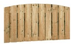 Toogscherm, 21-planks, afm. 180x90/100 cm, geïmpregneerd grenen
