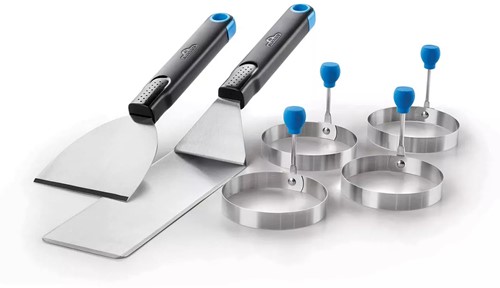 Napoleon ontbijtkit (4 universele ringen en 2 plancha spatels)