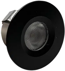 LED-set Concerto inbouwspots zwart - Set van 8