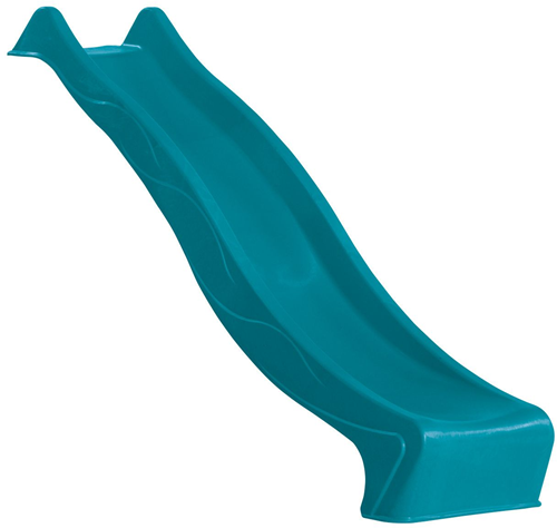 Wavy / tsuri glijbaan voor 150 cm platform - turquoise