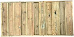 Dichtscherm laag - afm. 184 x 90 cm (bxh) - geïmpregneerd grenen