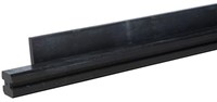beton tussenpaal 12 x 12 x 200 cm, glad, antraciet