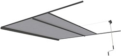 Luxxout Umbra oprolbare zonwering, OP MAAT - TibellyXL Zand piqu‚ (T282XL) - 251 - 300 cm - t/m 200 cm