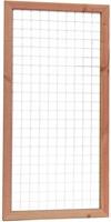 Betonijzer trellis in Douglas kader - maas 7,5 x 7,5 cm - afm. 90 x 180 cm
