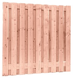 Douglas tuinscherm, afm 180 x 180 cm, 19-planks geschaafd onbehandeld