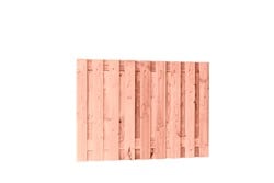 Douglas tuinscherm, afm 180 x 130 cm, 19-planks fijn bezaagd onbehandeld
