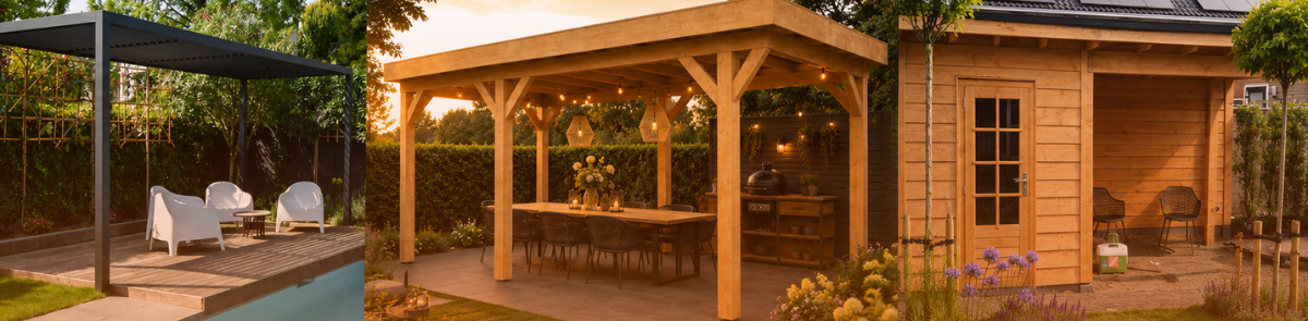 Welke overkapping kiezen? Welke overkapping past bij uw tuin!