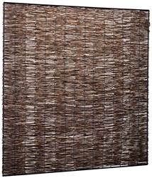 Wilgentenen vlechtmat in metaalframe - afm.  90 x 180 cm