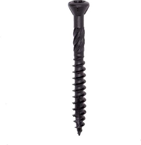 Woodies Ultimate shield outdoor blackline potdekselschroef, afm. 5.0x50/30 mm, RVS 410, zwart, doos 200 st.