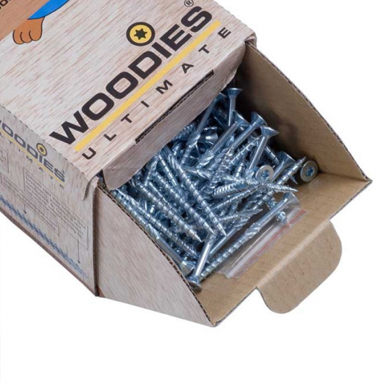 Vooruitgang Afwijzen creëren Woodies Ultimate schroeven, afm. 4.0 x 20 mm, verzinkt, doos 200 stuks bij  Buitengoed