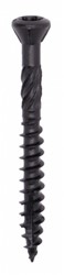 Woodies Ultimate shield outdoor blackline potdekselschroef, afm. 5.0x60/40 mm, RVS 410, zwart, doos 200 st.
