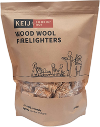Keij Kamado Aanmaak houtwol - 1 KG
