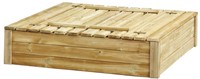 Zandbak Tom, afm.120 x 120 cm, geïmpregneerd vuren-2