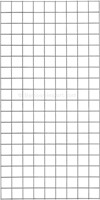 Gaaspaneel - Zwart geplastificeerd - maas 10x10 cm - afm. 90 x 180 cm-2